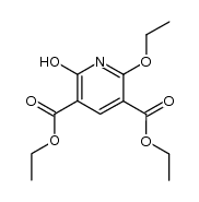2-ethoxy-6-hydroxy-pyridine-3,5-dicarboxylic acid diethyl ester结构式