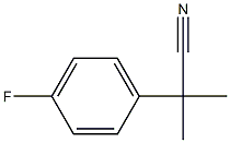 2-(4-fluorophenyl)-2-methylpropanenitrile Structure