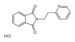 2-(2-pyridin-2-ylethyl)isoindole-1,3-dione,hydrochloride Structure