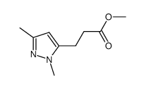 methyl 3-(2,5-dimethylpyrazol-3-yl)propanoate Structure
