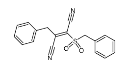 1-Benzylsulfonyl-2-benzyl-1,2-dicyan-ethen结构式