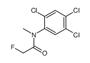 2-Fluoro-N-methyl-2',4',5'-trichloroacetanilide结构式