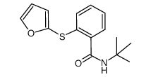 N-tert-butyl-2-(furan-2-ylthio)benzamide Structure