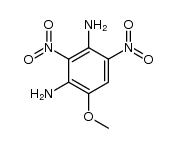 4-methoxy-2,6-dinitro-m-phenylenediamine Structure