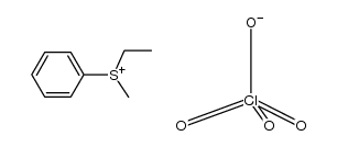 ethylmethylphenylsulfonium perchlorate结构式