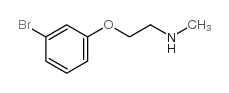 2-(3-bromophenoxy)-N-methylethanamine结构式