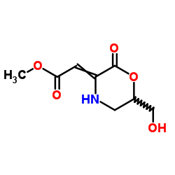 methyl 2-[6-(hydroxymethyl)-2-oxomorpholin-3-ylidene]acetate Structure