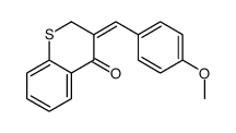 (3Z)-3-[(4-methoxyphenyl)methylidene]thiochromen-4-one结构式