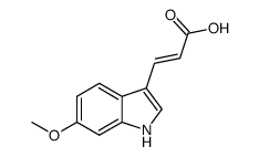 3-(6-Methoxy-1H-Indol-3-Yl)-Acrylic Acid结构式
