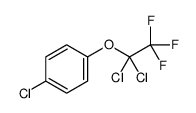 1-chloro-4-(1,1-dichloro-2,2,2-trifluoroethoxy)benzene结构式