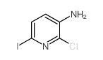 2-氯-6-碘吡啶-3-胺结构式