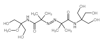 偶氮二甲基N-双羟甲基羟乙基丙酰胺结构式