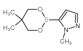 1-Methyl-1H-pyrazole-5-boronic acid neopentyl glycol ester structure