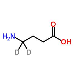 4-Amino(4,4-2H2)butanoic acid Structure
