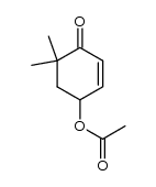 5,5-dimethyl-4-oxocyclohex-2-en-1-yl acetate结构式