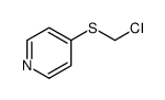 4-(chloromethylsulfanyl)pyridine Structure