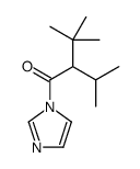 1-imidazol-1-yl-3,3-dimethyl-2-propan-2-ylbutan-1-one结构式