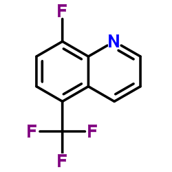8-氟-5-(三氟甲基)喹啉结构式