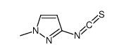 3-异硫代氰酰基-1-甲基-1H-吡唑结构式