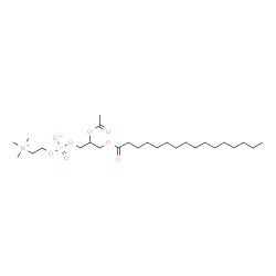 3,5,9-Trioxa-4-phosphapentacosan-1-aminium,7-(acetyloxy)-4-hydroxy-N,N,N-trimethyl-10-oxo-,innersalt,4-oxide(9CI]结构式