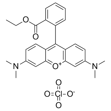 四甲基罗丹明乙酯高氯酸盐结构式