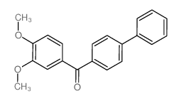 Methanone, [1,1'-biphenyl]-4-yl(3,4-dimethoxyphenyl)- (en)结构式