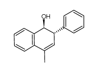 (1S,2S)-4-methyl-2-phenyl-1,2-dihydronaphthalen-1-ol结构式