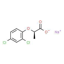 sodium (R)-2-(2,4-dichlorophenoxy)propionate结构式