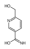 6-(羟基甲基)-3-吡啶羧酰胺结构式