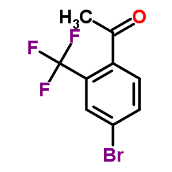 4-Bromo-2-(trifluoromethyl)acetophenone Structure