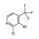 3-bromo-2-chloro-4-(trifluoromethyl)pyridine structure