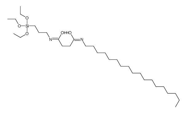N-octadecyl-N'-(3-triethoxysilylpropyl)butanediamide Structure