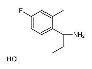 (1R)-1-(4-氟-2-甲基苯基)丙胺盐酸盐结构式