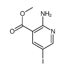 2-氨基-5-碘烟酸甲酯结构式