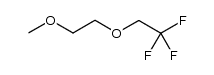 1,1,1-trifluoro-2-(2-methoxyethoxy)ethane Structure