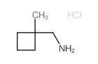 (1-甲基环丁基)甲胺盐酸盐结构式