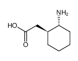 trans-2-aminocyclohexylacetic acid Structure