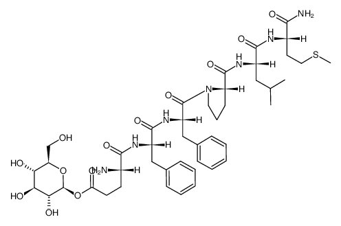 substance P (6-11), N(1,6)(beta-glucopyranosyl)Glu(5)-Pro(9)- picture