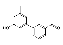 3-(3-hydroxy-5-methylphenyl)benzaldehyde结构式