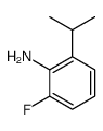 Benzenamine, 2-fluoro-6-(1-methylethyl)- (9CI) structure