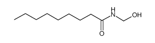 N-(羟甲基)壬酰胺结构式