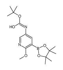Boc-5-Amino-2-methoxypyridine-3-boronic acid pinacol ester picture