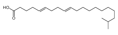 19-methyl-5,9-eicosadienoic acid Structure