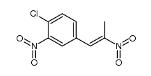 1-chloro-2-nitro-4-((E)-2-nitro-propenyl)-benzene结构式