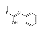 Phenylthiocarbamic acid S-methyl ester结构式