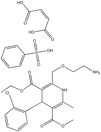 马来酸氨氯地平结构式