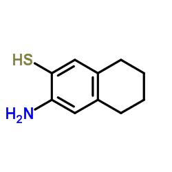 3-Amino-5,6,7,8-tetrahydro-2-naphthalenethiol Structure