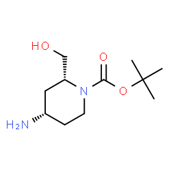 (2S,4R)-4--4-氨基-2-(羟甲基)哌啶-1-甲酸叔丁酯图片