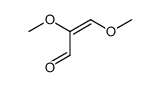 2,3-dimethoxy-propenal结构式