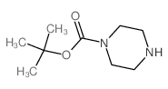 1-Boc-哌嗪醋酸盐结构式